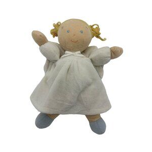 Little Princes Angel Stuffed Animal Plush Toy Lovey 10" Embroidered‎ Face